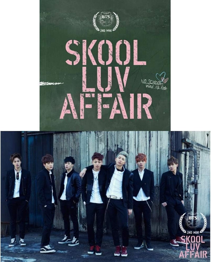 بيج هيت ألبوم BTS Skool Luv Affair الثاني المصغر، فرقة بانقتان بويز، قرص مضغوط + كتاب صور + بطاقة صور + هدية (6 بطاقات صور إضافية ومجموع�� بطاقة صور مزدوجة الوجه) - Image 1