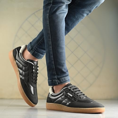 Cruiser Sneaker for Men | Comfort & Style with Soft Cushioned Insole | Trendy Lace-Up Design for Casual Outfits 2608-1 - Image 3