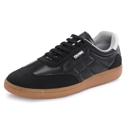 Cruiser Sneaker for Men | Comfort & Style with Soft Cushioned Insole | Trendy Lace-Up Design for Casual Outfits 2608-1 - Image 1