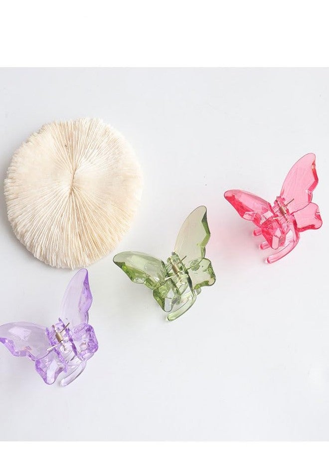 FICTIOUS Butterfly Hair Clips Butterfly Claw Clips Hair Clips For Women Hair Clips For Thick Hair Matte Hair Clips Medium Hair Clips Big Butterfly Clips For Women Cute Hair Clips (12 pc, Multi Color) - Image 5