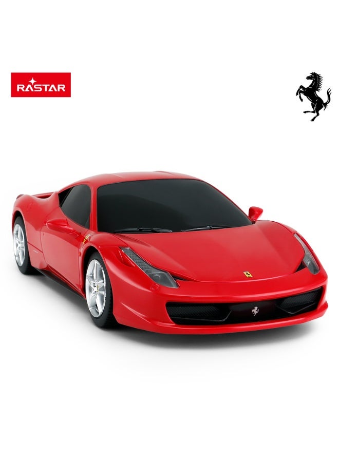 راستار سيارة راستر فيراري 458 إيطاليا بتحكم عن بعد - كاملة الوظائف، مقياس 1:18، أحمر - Image 3