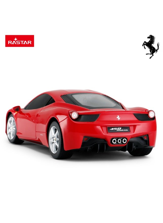 راستار سيارة راستر فيراري 458 إيطاليا بتحكم عن بعد - كاملة الوظائف، مقياس 1:18، أحمر - Image 5