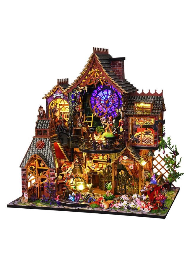 Bluejw DIY Cabin Magic Forest Handmade Assembled Model Villa Decoration Creative Heart-Walking Gift For Men And Women - Image 1