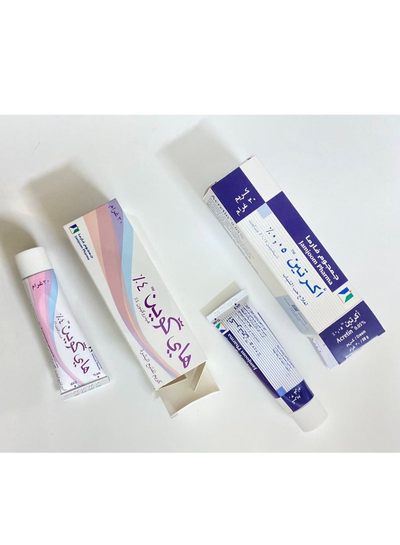 Hi Queen cream with Acretin cream