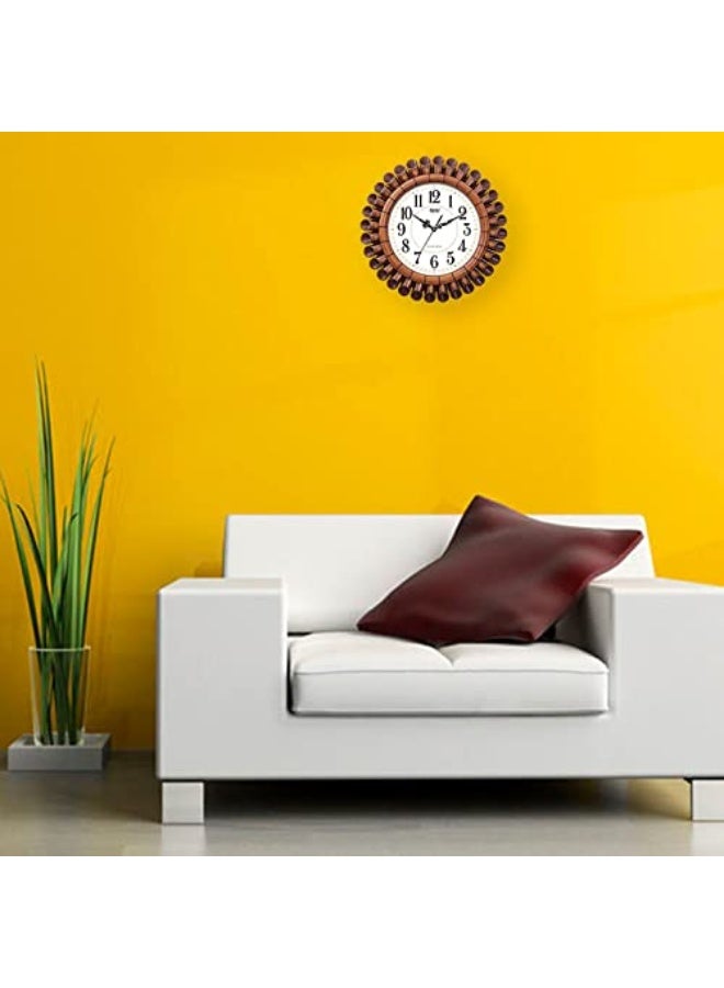 Ajanta Vintage Wall Clock – 15.7 Inches – Elegant White Design with Large, Easy-to-Read Numbers – Ideal for Bedroom, Hall, Office, and Living Room (Model 5037-White) - Image 2