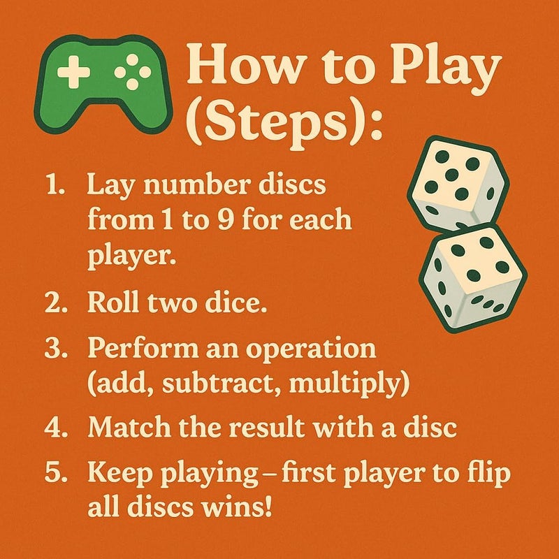 CALYXIA Math Dice Logic Puzzle Game – Brain Boosting Math & Pattern Strategy Toy for Kids & Family - Image 2