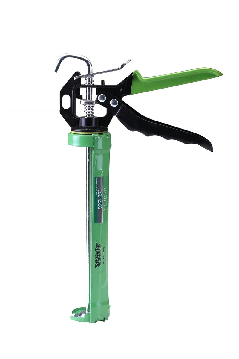 Wulf 9 Inch Silicone Sealant Gun Steel HalfOpen Hand Caulking Standard Temperature Glue Gun Used in bonding Various Materials Like Glass Metal Ceramic Wood Heavy Duty - Image 2
