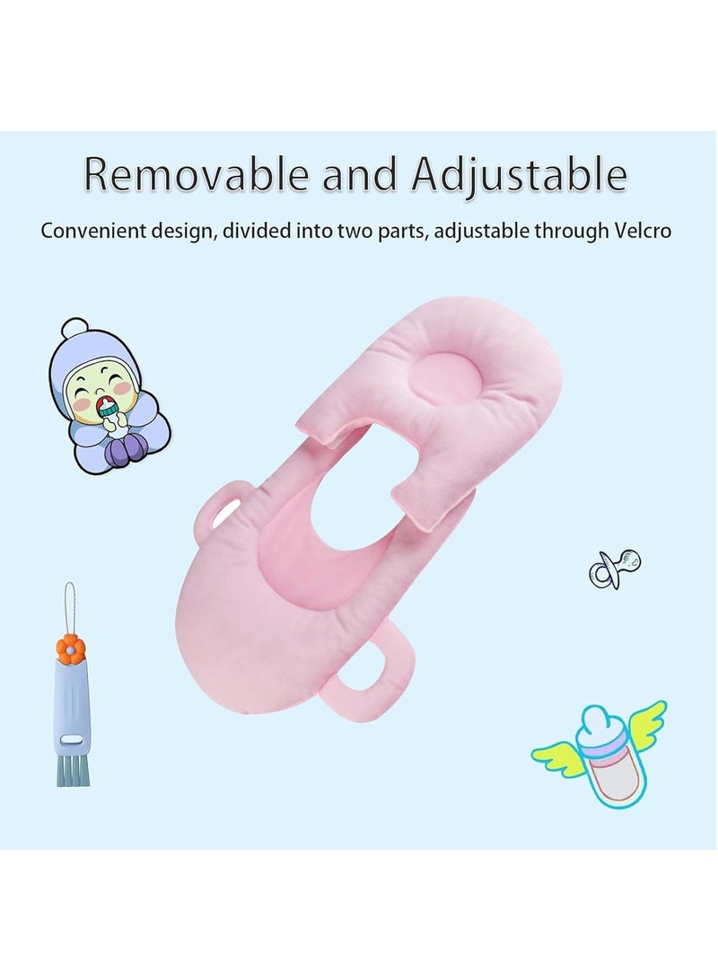 Arabest Total Body Baby Support Pillow - Stroller Or Car Seat Baby Body Support Pillow - Baby Head Support Pillow and Body Support for Babies - Newborn Gifts and Gifts for Baby Shower (Pink) - Image 4