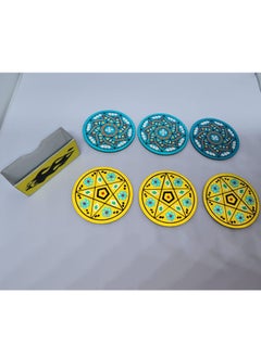 Blue & Yellow Coasters