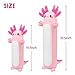 Auspicious beginning 354inch Cute Axolotl Stuffed Animal Plush Pillow Soft Kawaii Cat face Newt Plush Toy Body Pillow Gifts Pink Salamander - Image 2