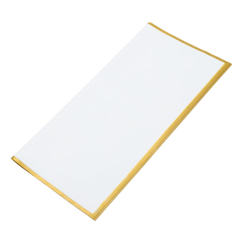 Gold Edge Waterproof Flower Wrapping Paper 20pcs for Bouquet Floral Arrangements Wedding Valentine - Image 2