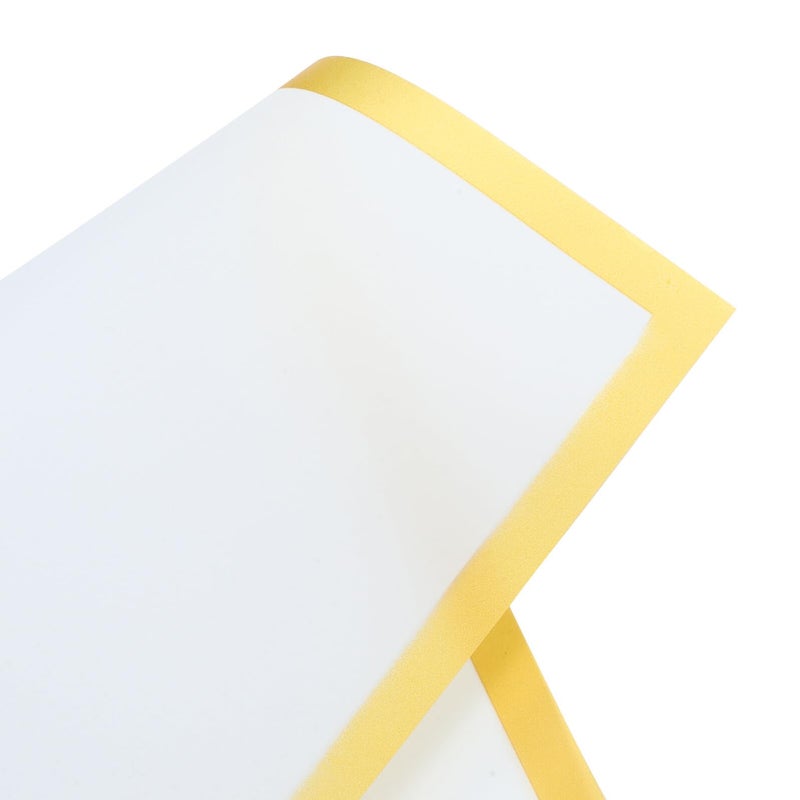 Gold Edge Waterproof Flower Wrapping Paper 20pcs for Bouquet Floral Arrangements Wedding Valentine - Image 4