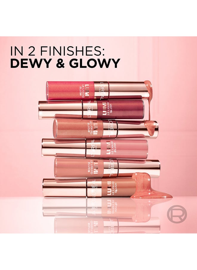 L'OREAL PARIS L'Oréal Paris Glotion Lumi Le Liquid Blush Shade Glowy Rouge Paris 640  - Image 4