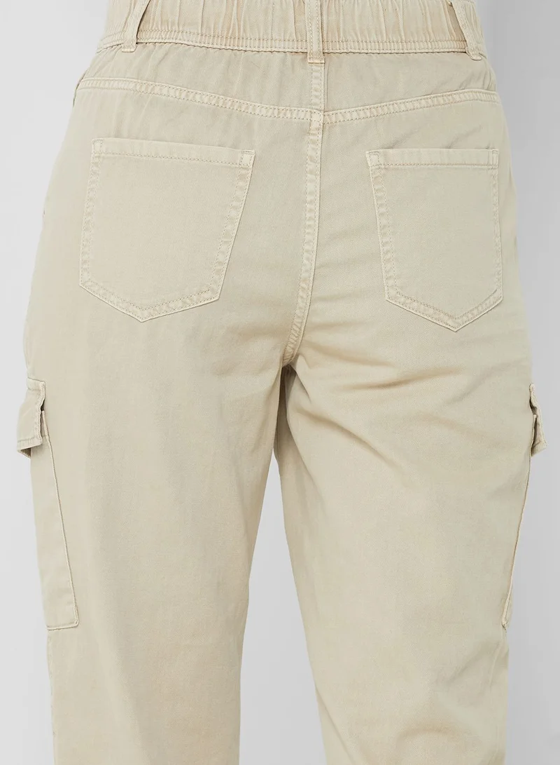 NEW LOOK High Waist Pocket Detail Pants