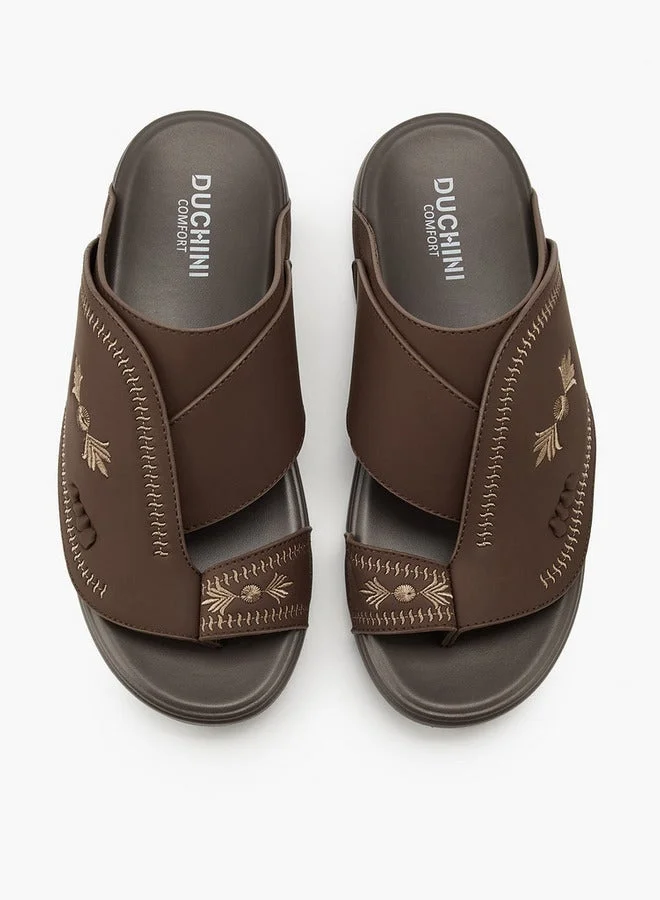 دوتشيني صنادل رجالية مطرزة عربية سهلة الارتداء