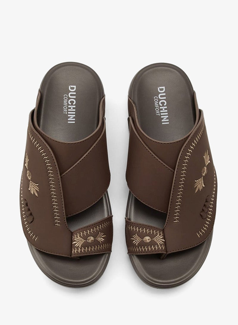 دوتشيني صنادل رجالية مطرزة عربية سهلة الارتداء - Image 2