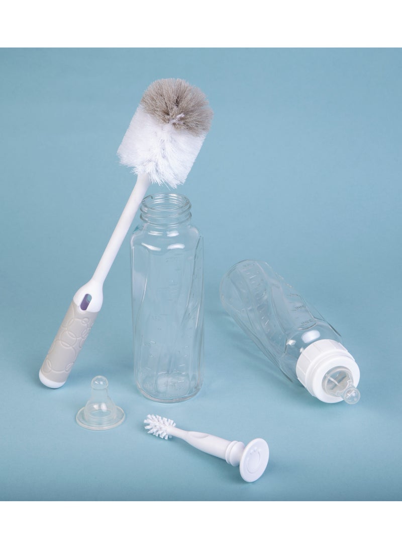 يبي أوبي - فرشاة الزجاجة رمادي/أبيض - Image 4