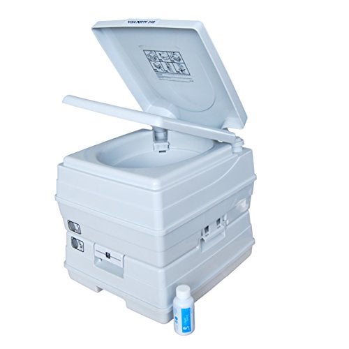 CMP Dock Edge Sanitation Equipment Visa Potty, White, 24 Liter - Image 2