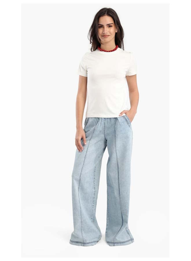 Carina Cotton Basic Slip On T-Shirt - Image 5