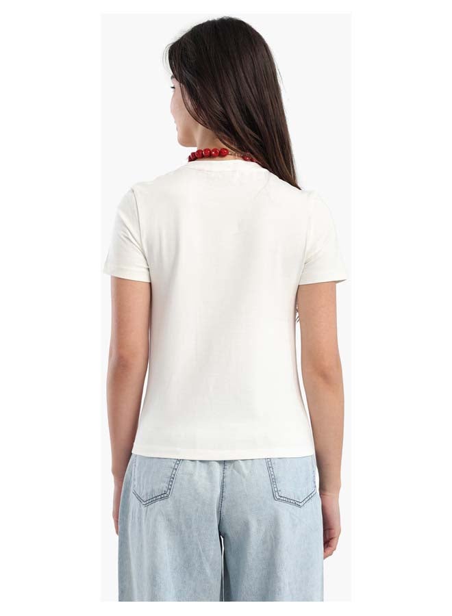 Carina Cotton Basic Slip On T-Shirt - Image 3