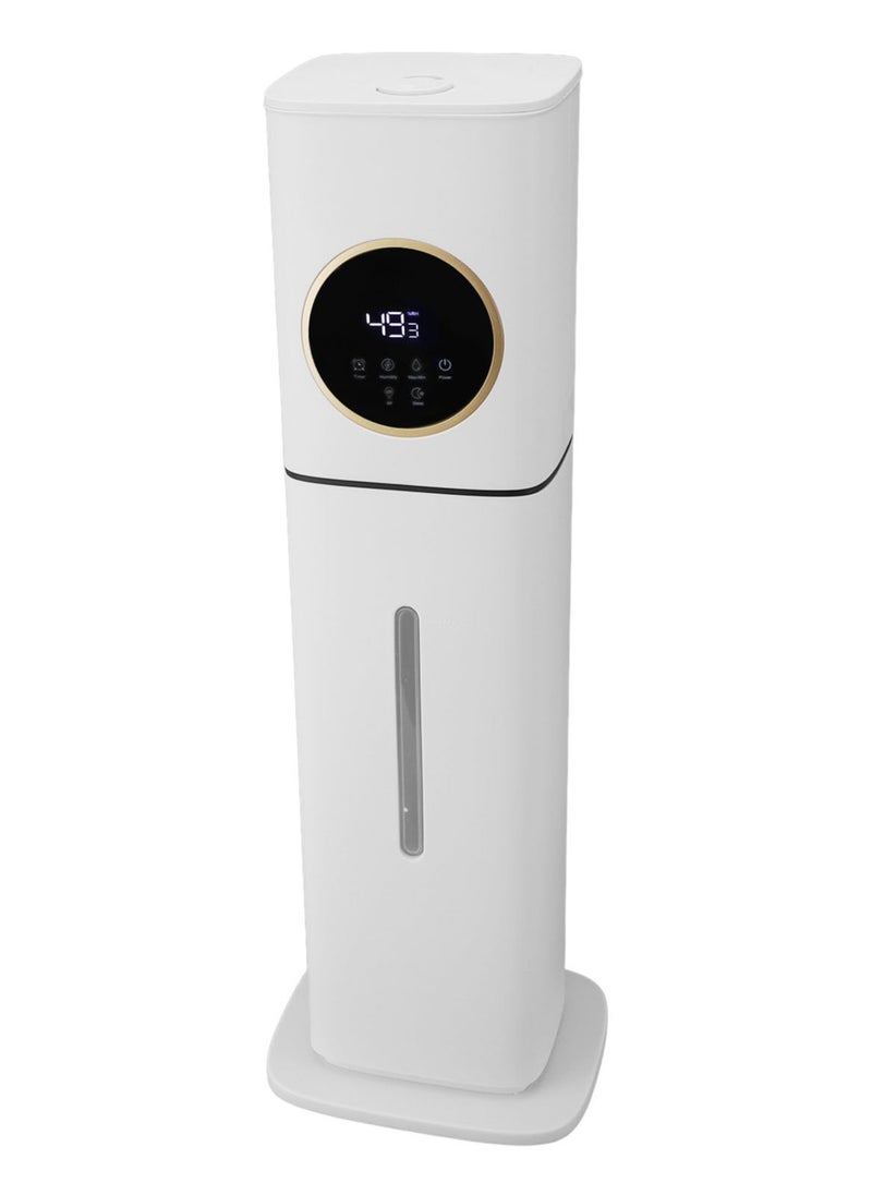ET-LIFE 9L 3-Speeds Humidifier, Auto Shut-Off Cool Mist Top Fill Humidifier with UV disinfection for Large Rooms SC-D2303 White 