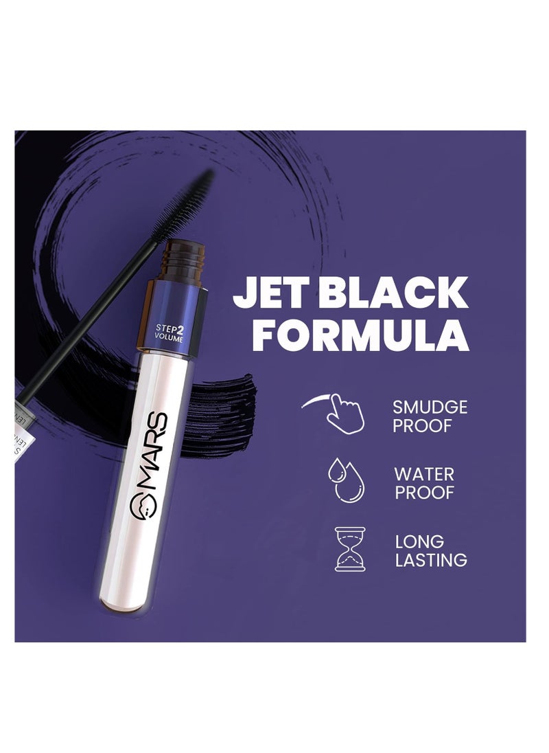 Mars - VOLUMISING AND LENGTHENING 2 IN 1 MASCARA Double Trouble has the best of both worlds get the desired length with one cap and volume with the other Get thicker and more dramatic lashes - Image 1