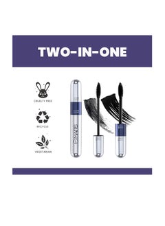 Mars VOLUMISING AND LENGTHENING 2 IN 1 MASCARA Double Trouble has the best of both worlds get the desired length with one cap and volume with the other Get thicker and more dramatic lashes  - Image 4