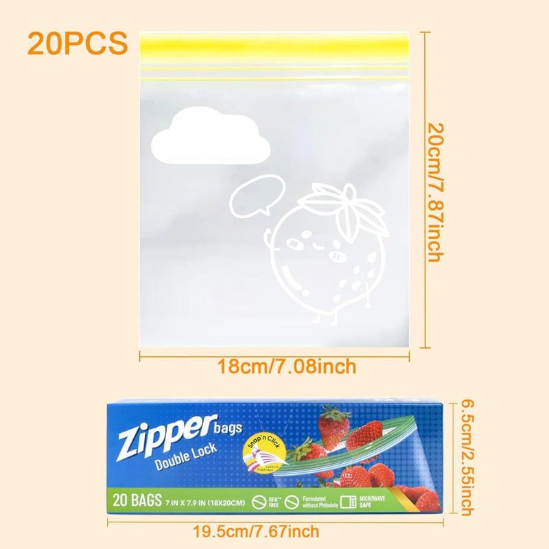 Clear Storage Bags with Compression Seal - Keep Food, Fruits, Vegetables Safe and Clean! - Generic - Image 4