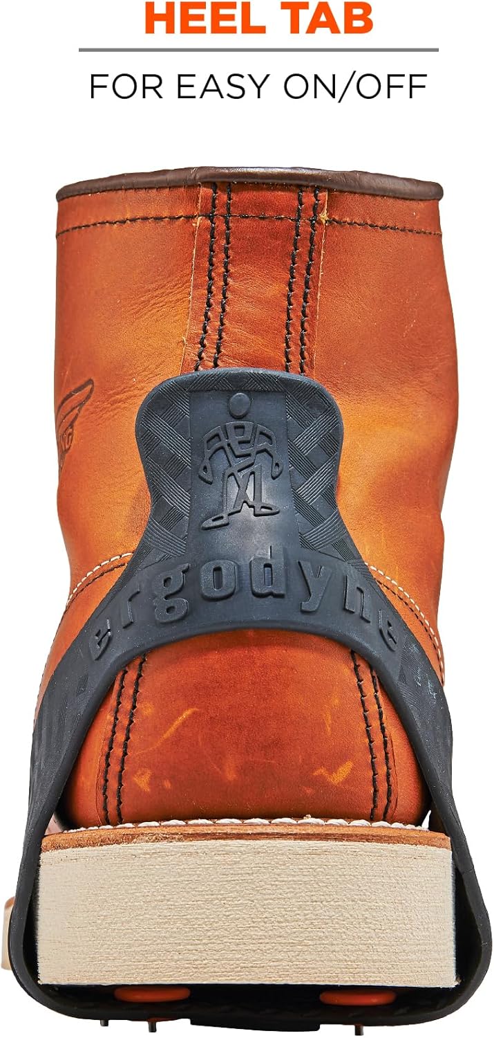 Ergodyne Ergodyne TREX 6300 SlipOn Traction Cleats for Snow and Ice with 8 Carbon Steel Spike Grips - Image 4