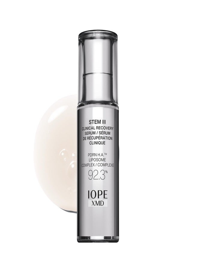 IOPE XMD Stem III Clinical Recovery Serum - Professional PDRN Treatment-Level Results - Visibly Firms, Plumps Volume, and Refines Pores - With Hyaluronic Acid - 1.01 fl. oz. - Image 1
