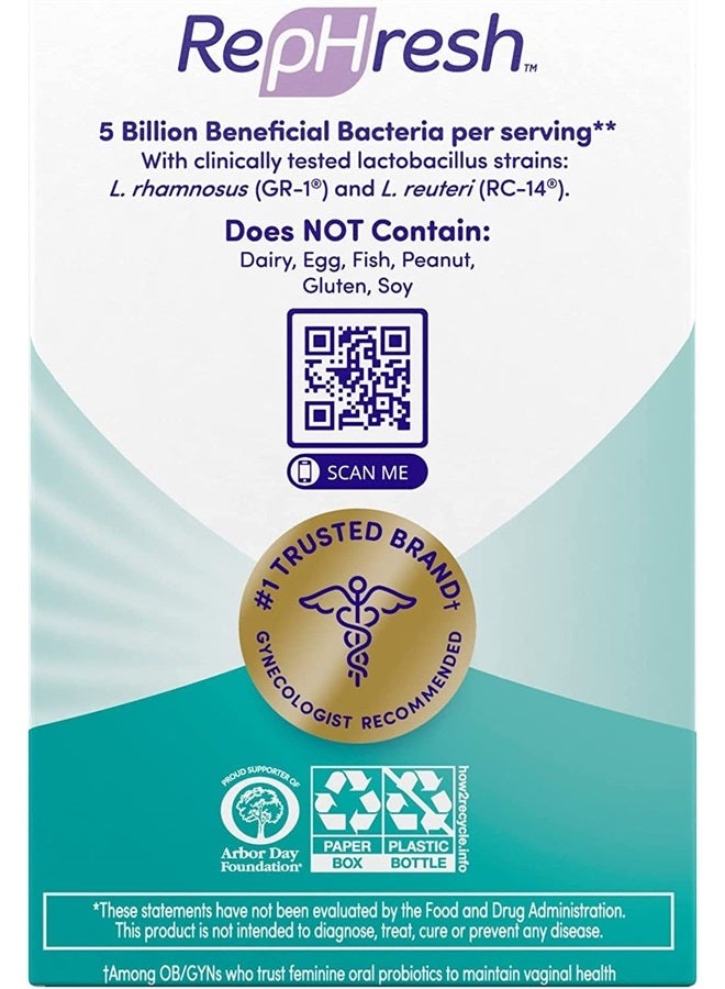 Rephresh Pro-B Probiotic Feminine Supplement, 30 Capsules ( Pack of 3) - Image 3