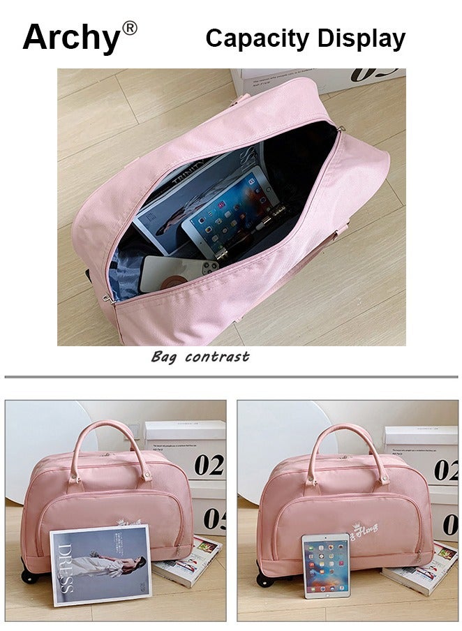 Archy Unisex Trolley Travel Bag Premium Oxford Fabric Large Capacity Multifunctional Luggage Bag - Image 5