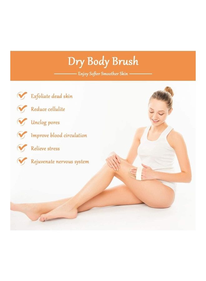 Loquat Body Brush Beige 12x6.5x3.3cm - Image 4