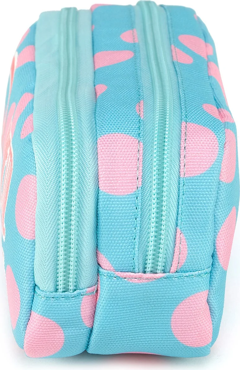 كامبريدج بولو كلوب United Colors Of Benetton. Polka Dot Double Compartment Girls Pencil Case