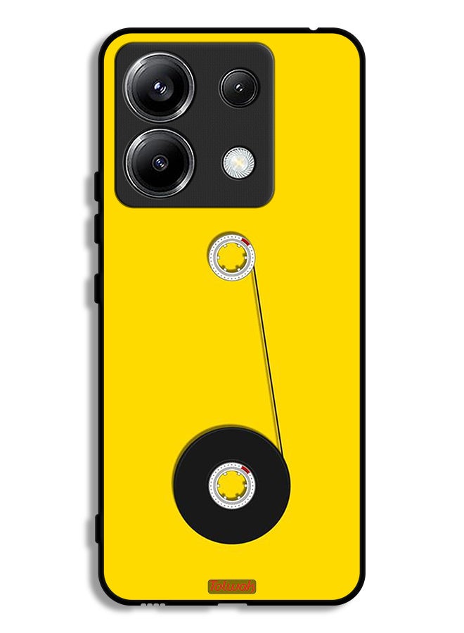 Tolwak Xiaomi Poco X6 5G Protective Case Cover Cassette Wheel Art - Image 1