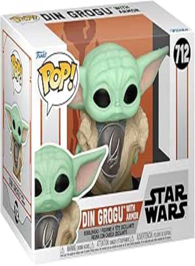 Funko Pop! Star Wars: Star Wars: The Mandalorian S10 - Grogu (Baby Yoda) (Arm#712