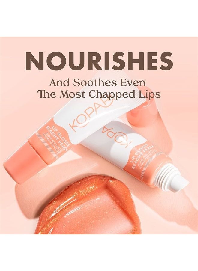 Kopari Beach Peach Lip Glossy 1 Pack  - Image 2
