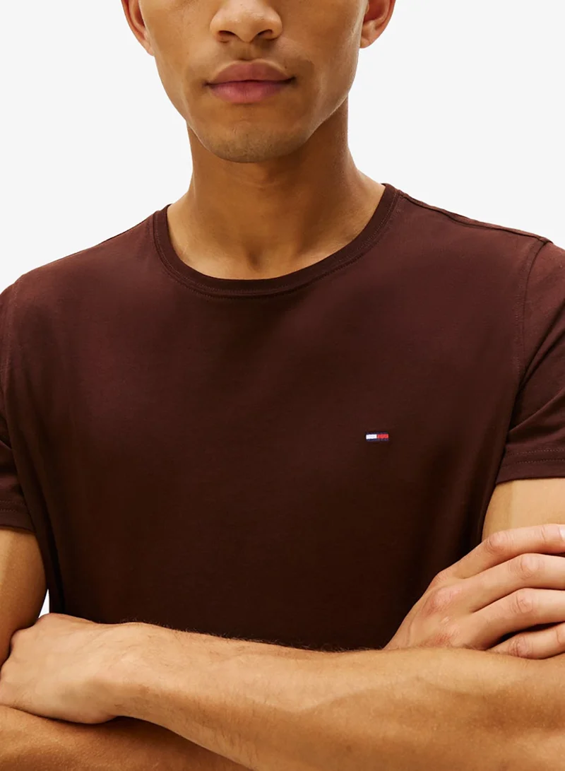 TOMMY JEANS Tommy Flag Extra Slim Jersey T-Shirt