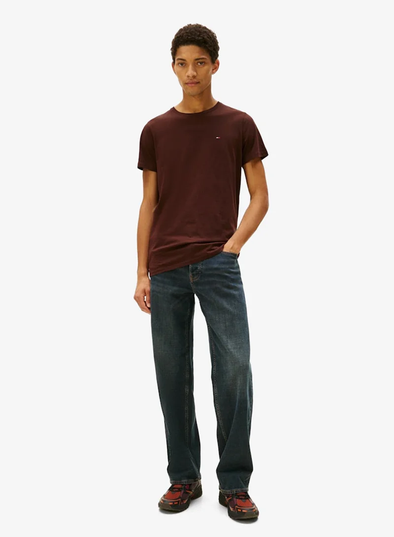 TOMMY JEANS Tommy Flag Extra Slim Jersey T-Shirt