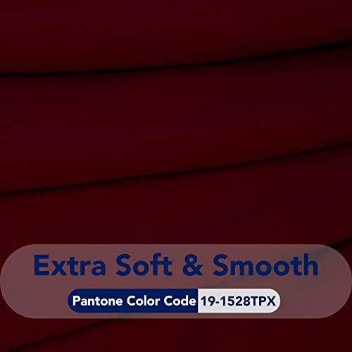 PureFit Super Stretch Sofa Slipcover – Spandex Non Slip Soft Couch Sofa Cover, Washable Furniture Protector with Non Skid Foam and Elastic Bottom for Kids, Pets （Sofa, Wine） - Image 5