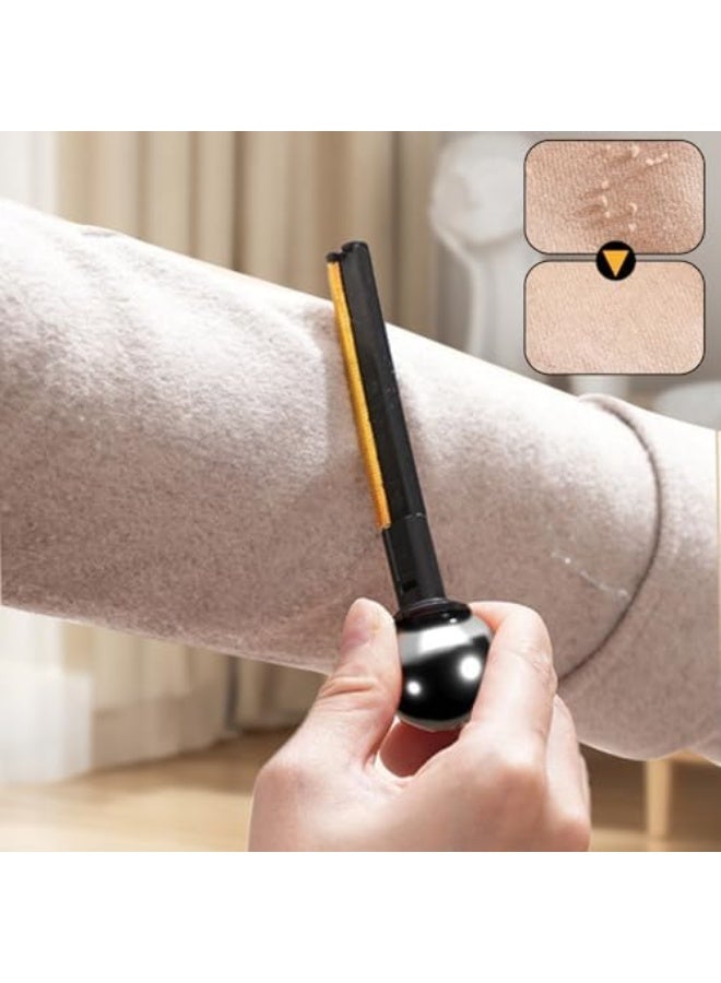 أسطوانة لاصقة قابلة لإعادة الاستخدام | أسطوانة ملابس قابلة للغسل | أسطوانة لاصقة محمولة 2 في 1 مع فرشاة لإزالة شعر القطط والكلاب | أسطوانات صغيرة قابلة لإعادة الاستخدام لإزالة شعر الحيوانات الأليفة والغبار - Image 5