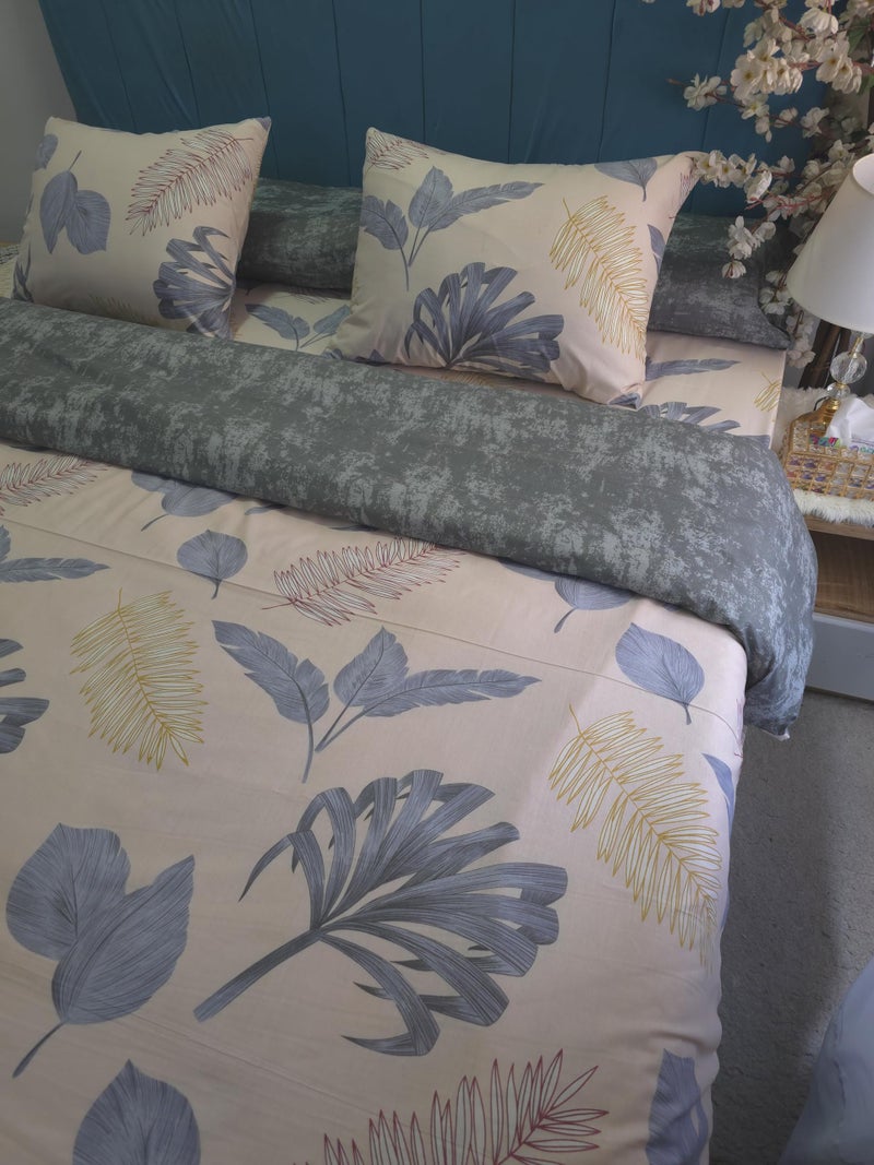 Golden Bed King Size Cotton Amreya Duvet Cover, Size 230 * 240 cm (Classic Touch) - Image 1