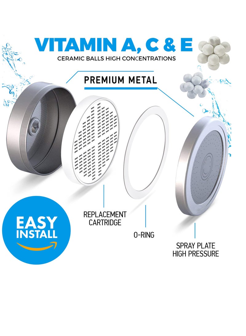 SYOSI 20 Stage Shower Filter Luxury Filtered Head Set for Hard Water Removes Chlorine and Harmful Substances Showerhead High Output  - Image 5