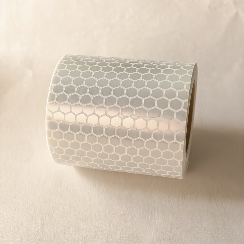 Reflective Tape Fluorescent Yellow Green 5cm x 3m Abrasion Resistant Impact Proof 3 Years Long Service Life - Image 4
