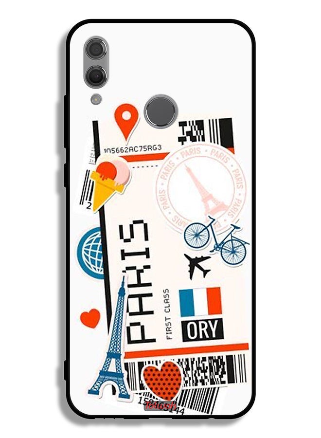 Tolwak Honor 10 Lite Protective Case Cover Paris Sticker - Image 1