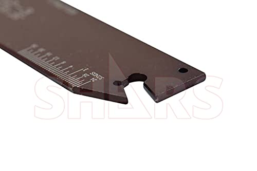 SHARS NCIH-32-3-PS Positive Stop Adjustable Blade for Self-Lock Cut-Off GTN Inserts 404-0384 !] - Image 3