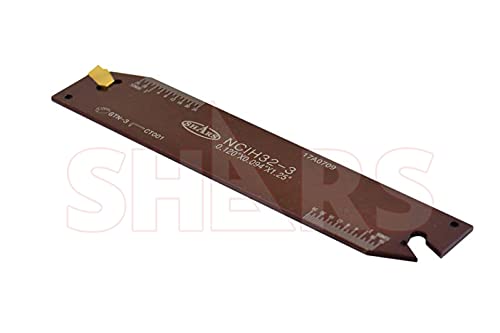 SHARS NCIH-32-3-PS Positive Stop Adjustable Blade for Self-Lock Cut-Off GTN Inserts 404-0384 !] - Image 4