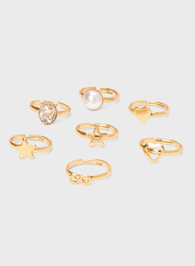 Claires Kids Club Basics Rings