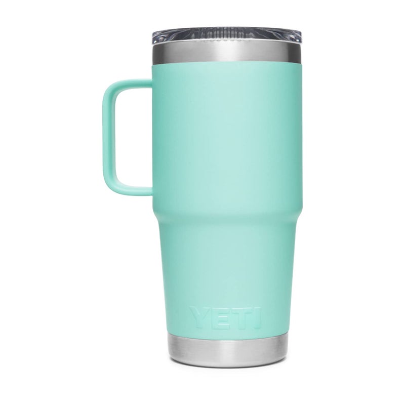 YETI Rambler 20 oz Travel Mug  Stainless Steel  Vacuum Insulated with Stronghold Lid  Seafoam - Image 5