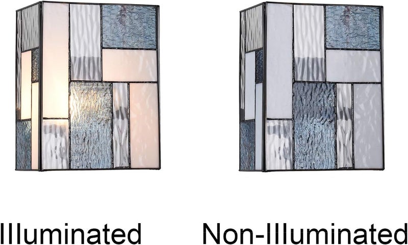 ARTZONE ONE Tiffany Wall Sconces 51x78x98 Inches Modern Tiffany Style Wall Sconces Stained Glass Wall Light for BedroomBathroomLivingroomCorridorStairway - Image 3